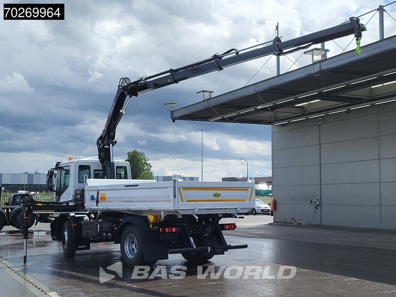 Iveco Eurocargo 160E280 4X2 NEW! Hiab XHIDUO092E-3 Kran Crane 6m3 3-way Tipper ACC - Billenőplatós teherautó, Darus autó: 2 kép. Iveco Eurocargo 160E280 4X2 NEW! Hiab XHIDUO092E-3 Kran Crane 6m3 3-way Tipper ACC - Billenőplatós teherautó, Darus autó: 2 kép.