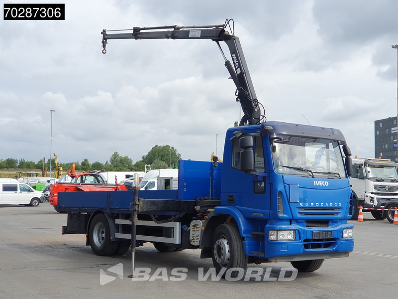 Iveco Eurocargo 180E250 4X2 18tonner MKG-HLK66 Crane Kran Manual Euro 5 - Platós teherautó, Darus autó: 3 kép. Iveco Eurocargo 180E250 4X2 18tonner MKG-HLK66 Crane Kran Manual Euro 5 - Platós teherautó, Darus autó: 3 kép.