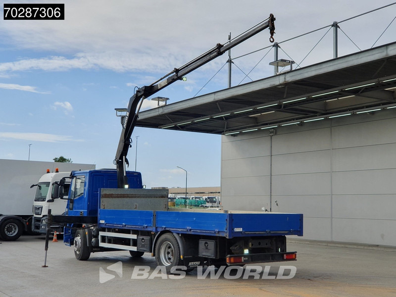 Iveco Eurocargo 180E250 4X2 18tonner MKG-HLK66 Crane Kran Manual Euro 5 - Platós teherautó, Darus autó: 2 kép. Iveco Eurocargo 180E250 4X2 18tonner MKG-HLK66 Crane Kran Manual Euro 5 - Platós teherautó, Darus autó: 2 kép.