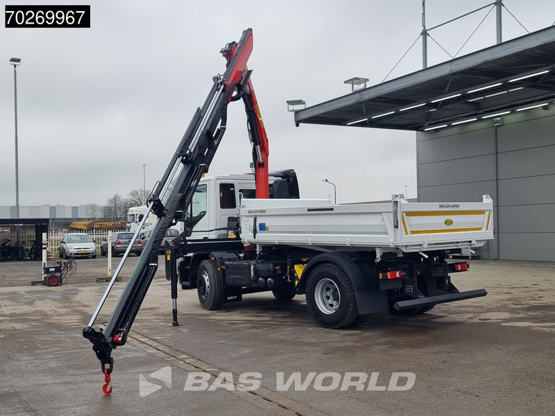 Iveco Eurocargo 180E320 4X2 Steelsuspension 3-Seiten Palfinger PK12.501 Euro 6 - Billenőplatós teherautó, Darus autó: 5 kép. Iveco Eurocargo 180E320 4X2 Steelsuspension 3-Seiten Palfinger PK12.501 Euro 6 - Billenőplatós teherautó, Darus autó: 5 kép.