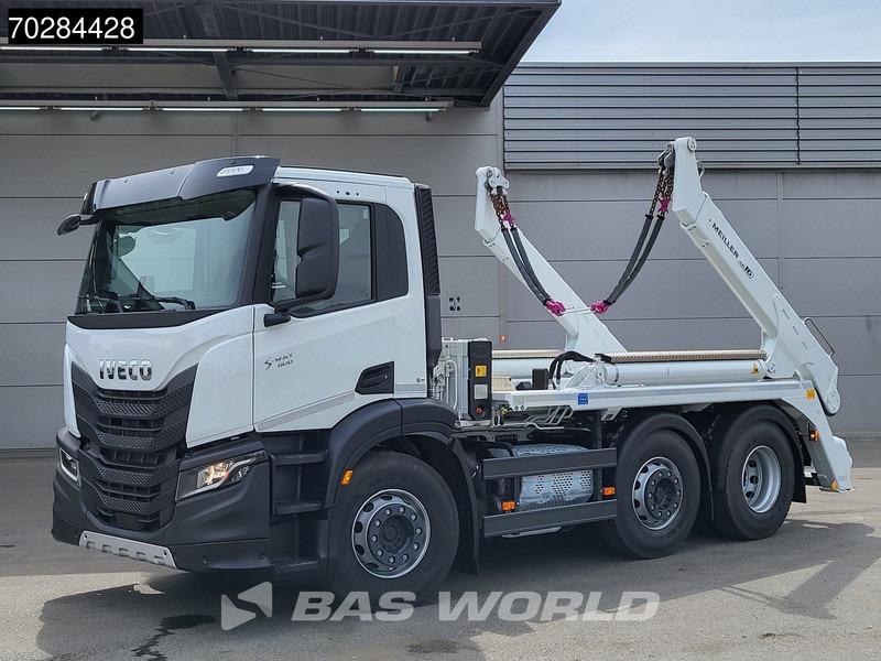 Iveco S-Way 400 6X2 NEW! Meiller AK 16MT Retarder Steering axle ACC Euro 6 - Konténerszállító: 3 kép. Iveco S-Way 400 6X2 NEW! Meiller AK 16MT Retarder Steering axle ACC Euro 6 - Konténerszállító: 3 kép.