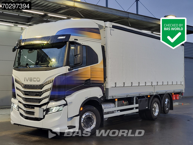 Iveco S-Way 500 6X2 NEW! 2000kg Ladebordwand Retarder Navi ACC Euro 6 - Ponyvás teherautó: 1 kép. Iveco S-Way 500 6X2 NEW! 2000kg Ladebordwand Retarder Navi ACC Euro 6 - Ponyvás teherautó: 1 kép.