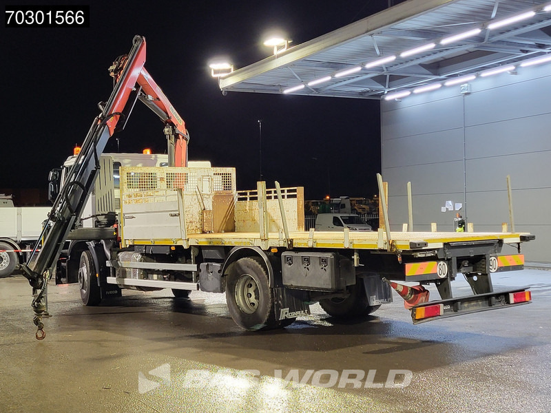 Iveco Stralis 310 4X2 Palfinger PK 12002 EH Kran Crane Steelsuspension Automatic Euro 6 - Platós teherautó, Darus autó: 5 kép. Iveco Stralis 310 4X2 Palfinger PK 12002 EH Kran Crane Steelsuspension Automatic Euro 6 - Platós teherautó, Darus autó: 5 kép.