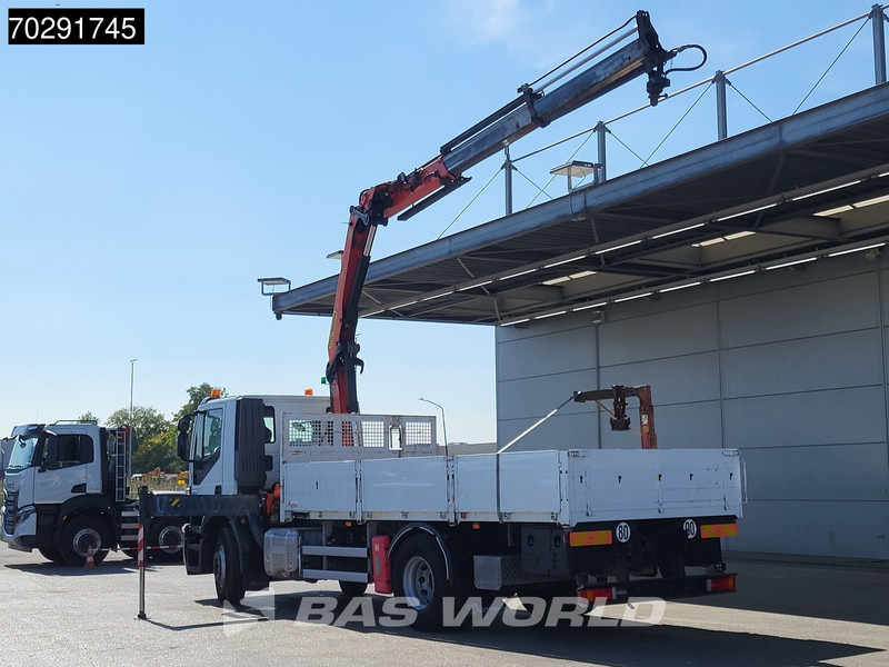 Iveco Stralis 310 4X2 Palfinger PK14502-SH Kran Crane Rotator Steel suspension Euro 6 - Platós teherautó, Darus autó: 2 kép. Iveco Stralis 310 4X2 Palfinger PK14502-SH Kran Crane Rotator Steel suspension Euro 6 - Platós teherautó, Darus autó: 2 kép.