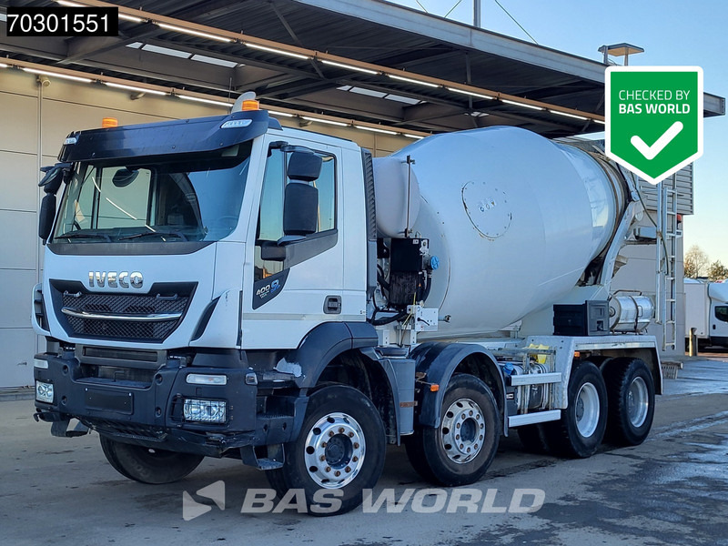 Iveco Stralis 400 8X4 9m3 Stetter mixer Steelsuspension Big-Axle Automatic Euro 6 - Betonmixer: 1 kép. Iveco Stralis 400 8X4 9m3 Stetter mixer Steelsuspension Big-Axle Automatic Euro 6 - Betonmixer: 1 kép.