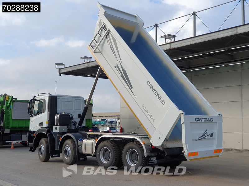 Iveco T-Way 450 8X4 New! 20m3 Cantoni Tipper Steelsuspension Big-Axle Euro 6 - Billenőplatós teherautó: 2 kép. Iveco T-Way 450 8X4 New! 20m3 Cantoni Tipper Steelsuspension Big-Axle Euro 6 - Billenőplatós teherautó: 2 kép.