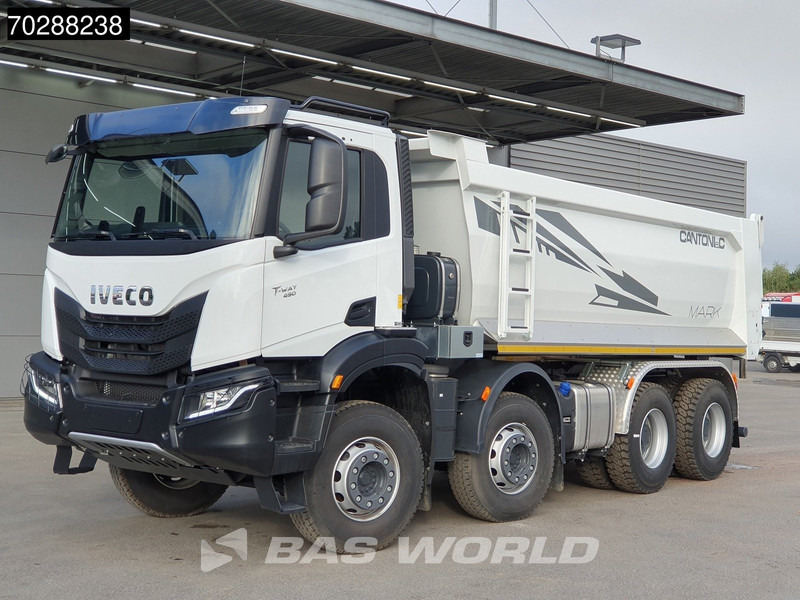 Iveco T-Way 450 8X4 New! 20m3 Cantoni Tipper Steelsuspension Big-Axle Euro 6 - Billenőplatós teherautó: 5 kép. Iveco T-Way 450 8X4 New! 20m3 Cantoni Tipper Steelsuspension Big-Axle Euro 6 - Billenőplatós teherautó: 5 kép.