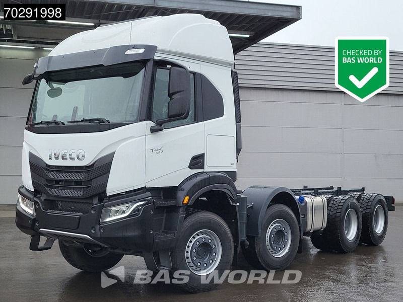 Iveco T-Way 510 8X4 NEW! Retarder Steelsuspension Big-Axle LED Euro 6 - Alvaz teherautó: 1 kép. Iveco T-Way 510 8X4 NEW! Retarder Steelsuspension Big-Axle LED Euro 6 - Alvaz teherautó: 1 kép.