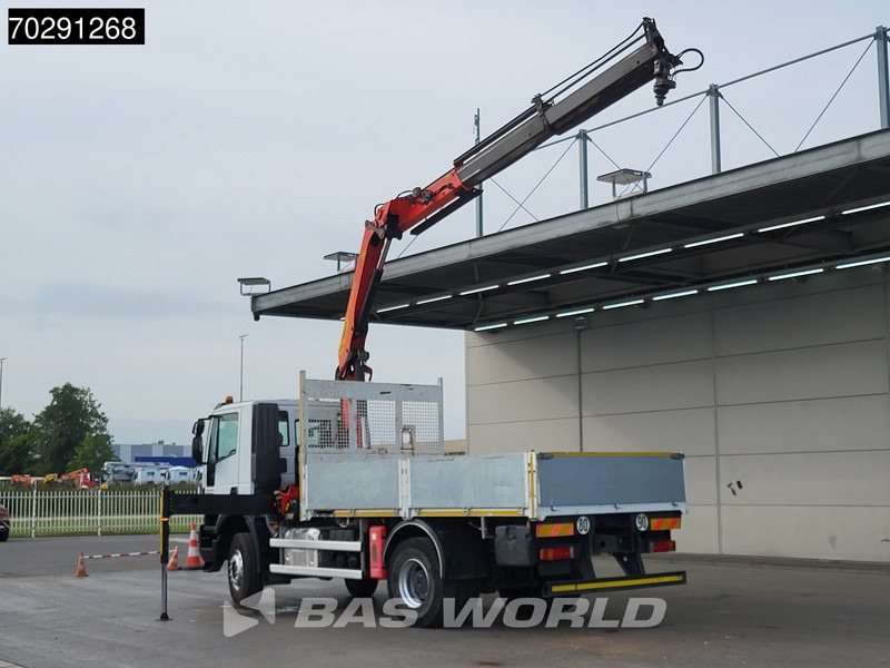 Iveco Trakker 310 4X2 Palfinger PK14002 EH Crane Kran Rotator Steelsuspension Big-Axle Manual Euro 6 - Platós teherautó, Darus autó: 2 kép. Iveco Trakker 310 4X2 Palfinger PK14002 EH Crane Kran Rotator Steelsuspension Big-Axle Manual Euro 6 - Platós teherautó, Darus autó: 2 kép.