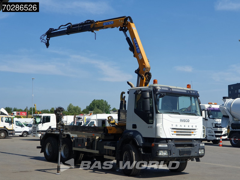 Iveco Trakker 410 6X4 Effer CRANE 175/2S Manual 20 Tonnes EEV - Horgos rakodó teherautó, Darus autó: 3 kép. Iveco Trakker 410 6X4 Effer CRANE 175/2S Manual 20 Tonnes EEV - Horgos rakodó teherautó, Darus autó: 3 kép.