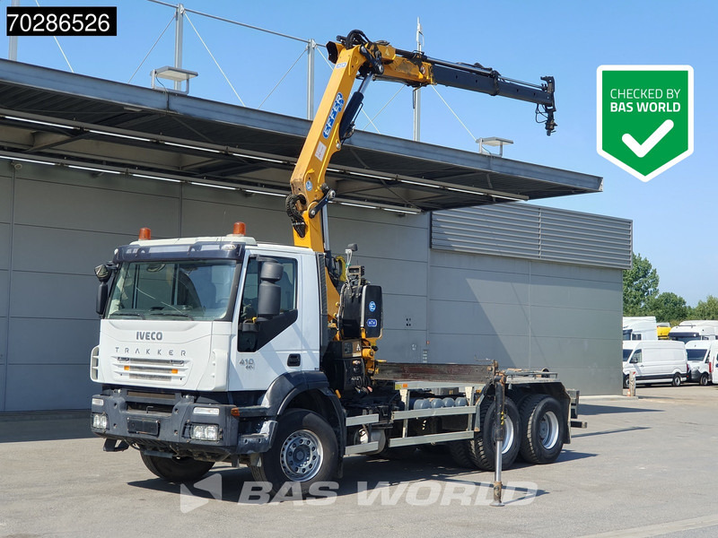 Iveco Trakker 410 6X4 Effer CRANE 175/2S Manual 20 Tonnes EEV - Horgos rakodó teherautó, Darus autó: 1 kép. Iveco Trakker 410 6X4 Effer CRANE 175/2S Manual 20 Tonnes EEV - Horgos rakodó teherautó, Darus autó: 1 kép.