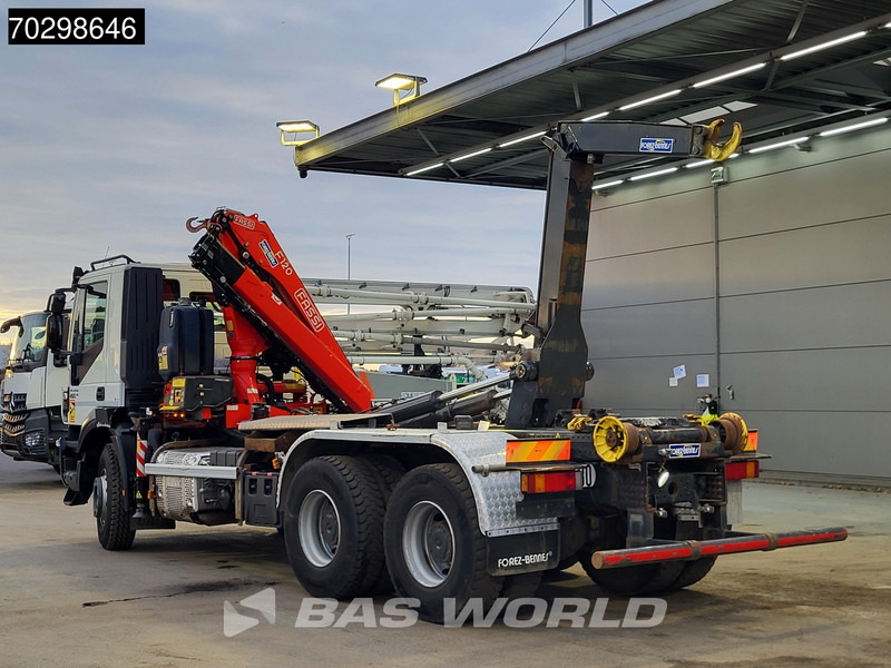 Iveco Trakker 450 6X4 Fassi F120B.2.22 Crane Marrel AL16S50 Retarder Big-axle Euro 6 - Horgos rakodó teherautó, Darus autó: 5 kép. Iveco Trakker 450 6X4 Fassi F120B.2.22 Crane Marrel AL16S50 Retarder Big-axle Euro 6 - Horgos rakodó teherautó, Darus autó: 5 kép.
