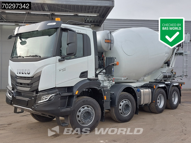 Iveco X-Way 420 8X4 NEW! 10M3 CIFA Mixer Full Steel Suspension Euro 6 - Betonmixer: 1 kép. Iveco X-Way 420 8X4 NEW! 10M3 CIFA Mixer Full Steel Suspension Euro 6 - Betonmixer: 1 kép.