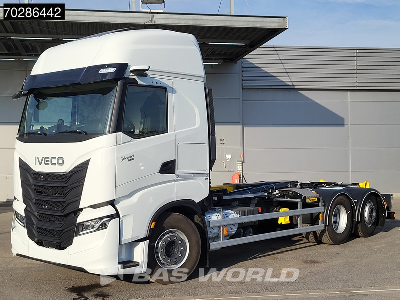 Iveco X-Way 580 6X2 NEW Palfinger PHT20SLD5 Hooklift Lift+steering Axle Automatic Navi ACC LED - Horgos rakodó teherautó: 5 kép. Iveco X-Way 580 6X2 NEW Palfinger PHT20SLD5 Hooklift Lift+steering Axle Automatic Navi ACC LED - Horgos rakodó teherautó: 5 kép.