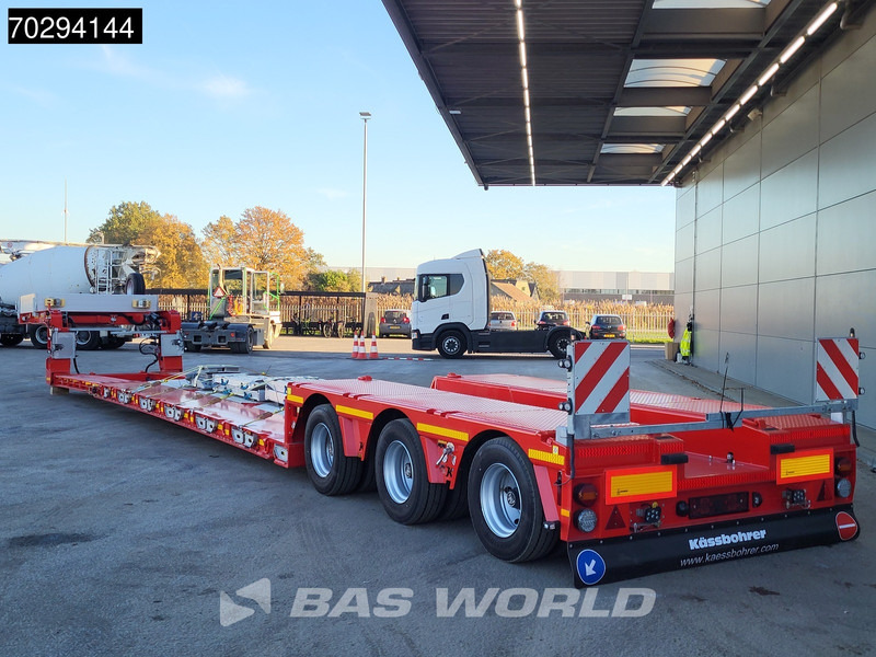 Kässbohrer LB3E 3 axles Extenable 540cm Gooseneck 3xSteeringaxle - Félpótkocsi mélybölcsős: 3 kép. Kässbohrer LB3E 3 axles Extenable 540cm Gooseneck 3xSteeringaxle - Félpótkocsi mélybölcsős: 3 kép.