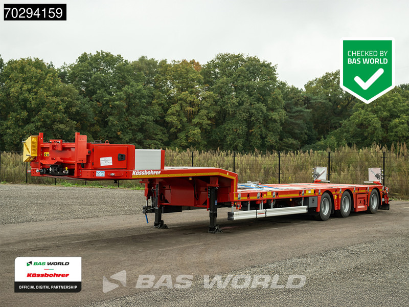 Kässbohrer LB3E 3 axles Extendable 600cm Lift+Steering Axle Scand. - Félpótkocsi mélybölcsős: 1 kép. Kässbohrer LB3E 3 axles Extendable 600cm Lift+Steering Axle Scand. - Félpótkocsi mélybölcsős: 1 kép.