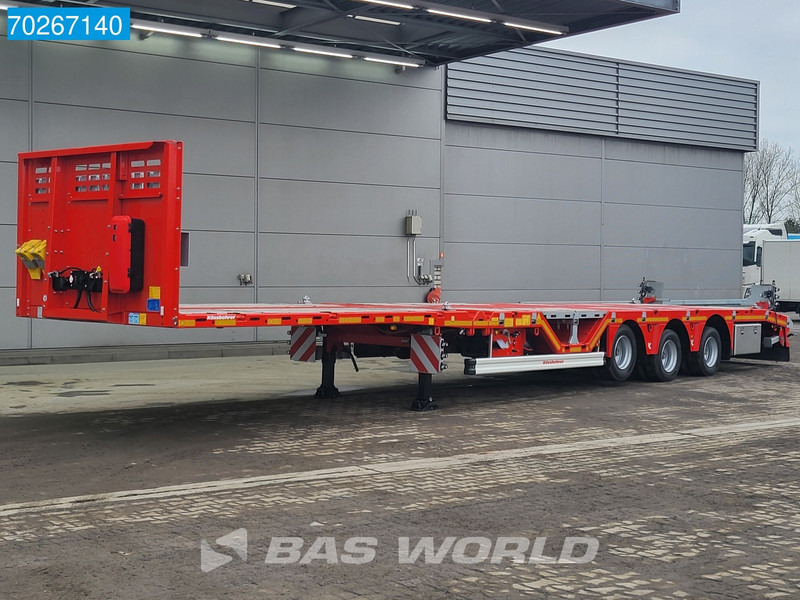 Kässbohrer LB3E NEU Mega Ausziehbar Lift+Lenkachse - Platós félpótkocsi: 3 kép. Kässbohrer LB3E NEU Mega Ausziehbar Lift+Lenkachse - Platós félpótkocsi: 3 kép.