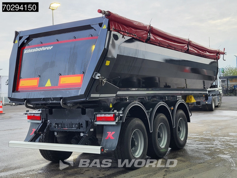 Kässbohrer XS 3 axles NEW 2xLiftaxle 24m3 Steel Tipper - Félpótkocsi billenőplatós: 5 kép. Kässbohrer XS 3 axles NEW 2xLiftaxle 24m3 Steel Tipper - Félpótkocsi billenőplatós: 5 kép.