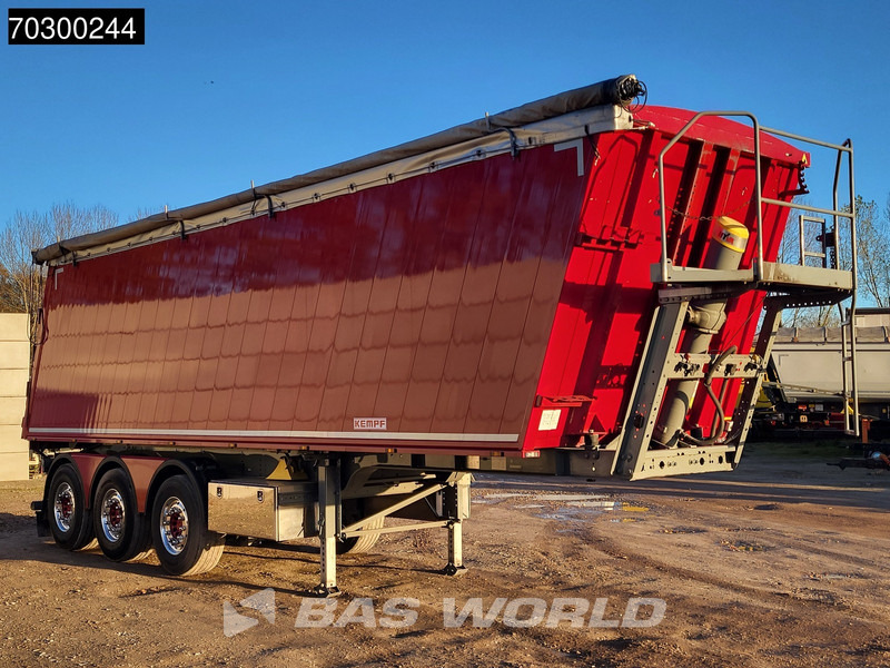 Kempf SKM 43/3 3 axles 2x Liftachse 50m3 ALU - Félpótkocsi billenőplatós: 3 kép. Kempf SKM 43/3 3 axles 2x Liftachse 50m3 ALU - Félpótkocsi billenőplatós: 3 kép.