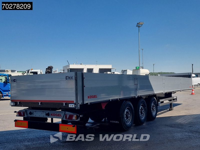 Kögel S24-1 NEW Liftachse Bordwände - Platós félpótkocsi: 5 kép. Kögel S24-1 NEW Liftachse Bordwände - Platós félpótkocsi: 5 kép.