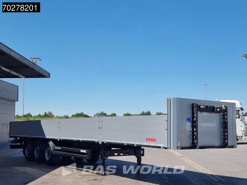 Kögel S24-1 NEW Liftachse Bordwände - Platós félpótkocsi: 3 kép. Kögel S24-1 NEW Liftachse Bordwände - Platós félpótkocsi: 3 kép.
