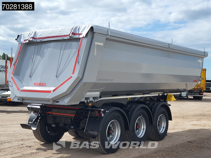 Kögel SKM24 NEW 29m3 Liftachse - Félpótkocsi billenőplatós: 5 kép. Kögel SKM24 NEW 29m3 Liftachse - Félpótkocsi billenőplatós: 5 kép.