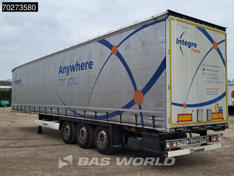 Krone SD 3 axles Alcoa's Edscha Anti-Vandalimus-Plane - Ponyvás félpótkocsi: 2 kép. Krone SD 3 axles Alcoa's Edscha Anti-Vandalimus-Plane - Ponyvás félpótkocsi: 2 kép.