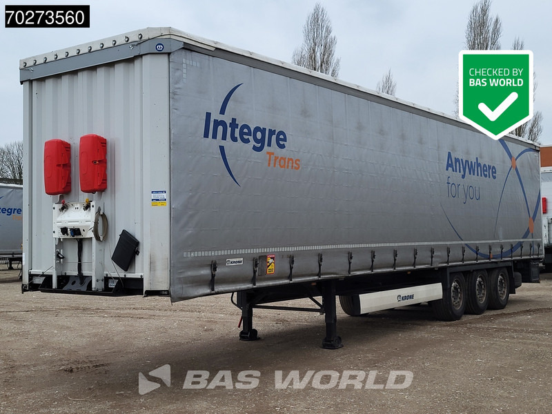 Krone SD 3 axles Edscha Anti-Vandalimus-Plane Alcoa's - Ponyvás félpótkocsi: 1 kép. Krone SD 3 axles Edscha Anti-Vandalimus-Plane Alcoa's - Ponyvás félpótkocsi: 1 kép.