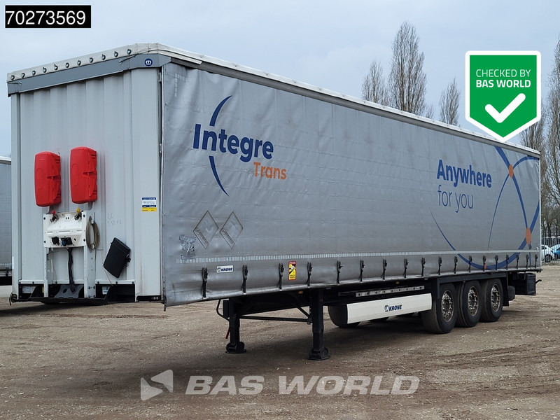 Krone SD 3 axles Edscha Anti-Vandalimus-Plane Alcoa's - Ponyvás félpótkocsi: 1 kép. Krone SD 3 axles Edscha Anti-Vandalimus-Plane Alcoa's - Ponyvás félpótkocsi: 1 kép.