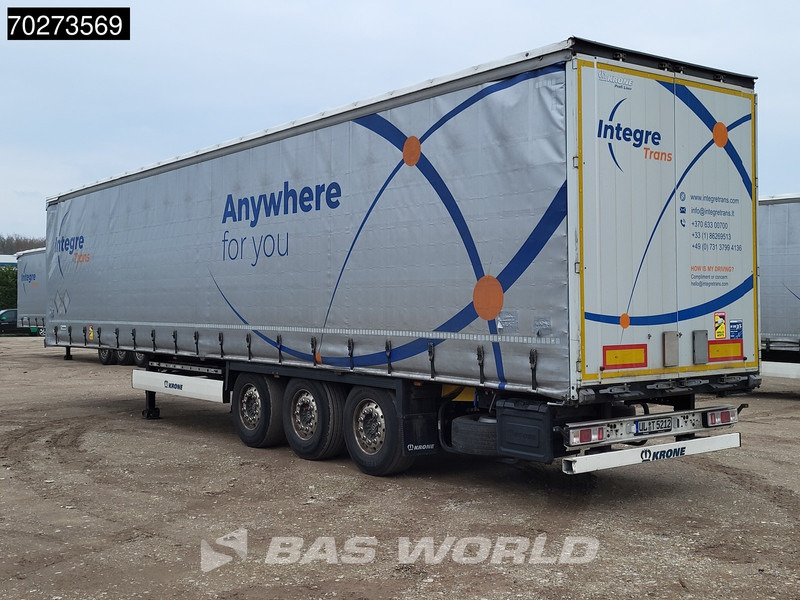 Krone SD 3 axles Edscha Anti-Vandalimus-Plane Alcoa's - Ponyvás félpótkocsi: 2 kép. Krone SD 3 axles Edscha Anti-Vandalimus-Plane Alcoa's - Ponyvás félpótkocsi: 2 kép.