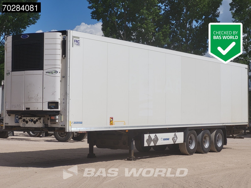 Krone SD 3 axles TÜV 01-26 Doppelverdampfer Doppelstock Blumenbreit Schiebewand - Félpótkocsi hűtős: 1 kép. Krone SD 3 axles TÜV 01-26 Doppelverdampfer Doppelstock Blumenbreit Schiebewand - Félpótkocsi hűtős: 1 kép.