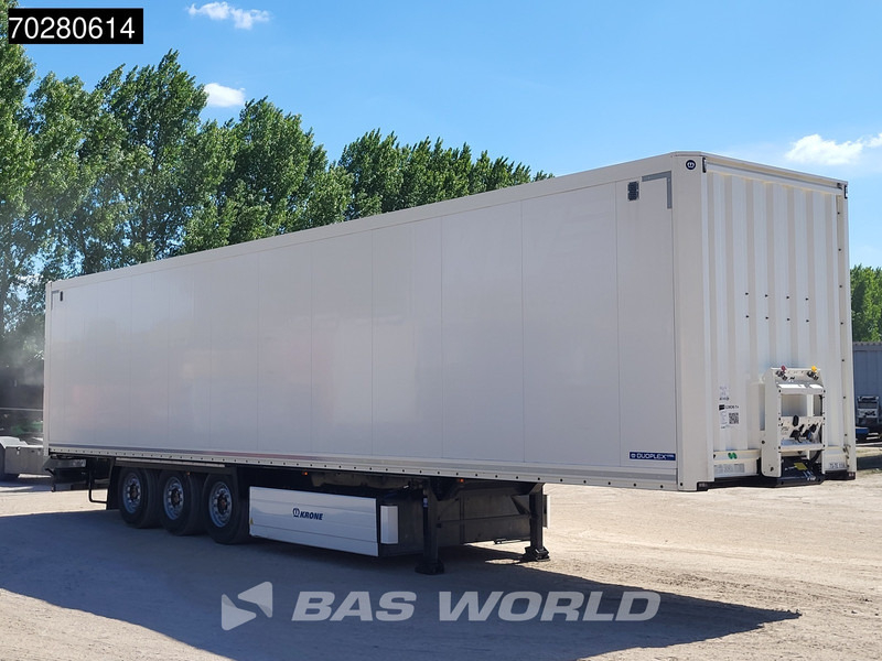 Krone SD Doppelstock 3 axles TUV 01/26 Liftachse Doppelstock SAF Palettenkasten - Félpótkocsi dobozos: 3 kép. Krone SD Doppelstock 3 axles TUV 01/26 Liftachse Doppelstock SAF Palettenkasten - Félpótkocsi dobozos: 3 kép.