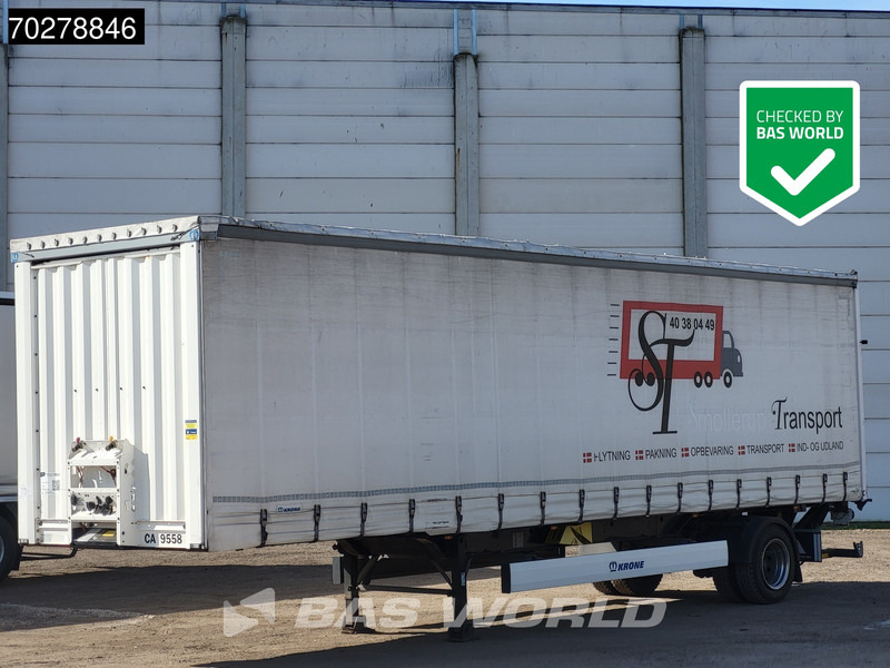 Krone SE City Steering Axle Tailgate LBW - Ponyvás félpótkocsi: 1 kép. Krone SE City Steering Axle Tailgate LBW - Ponyvás félpótkocsi: 1 kép.