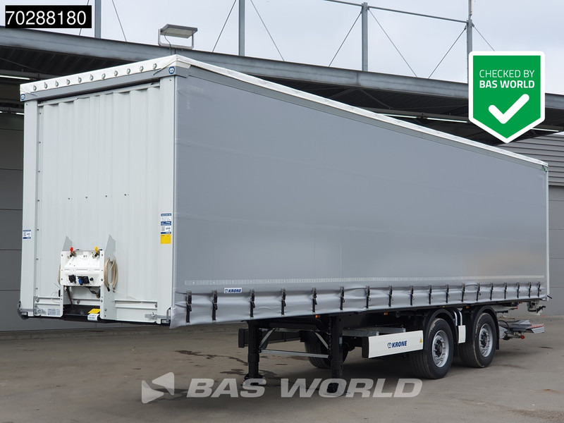 Krone SZ NEW Tailgate City Lift + Steeringaxle - Ponyvás félpótkocsi: 1 kép. Krone SZ NEW Tailgate City Lift + Steeringaxle - Ponyvás félpótkocsi: 1 kép.