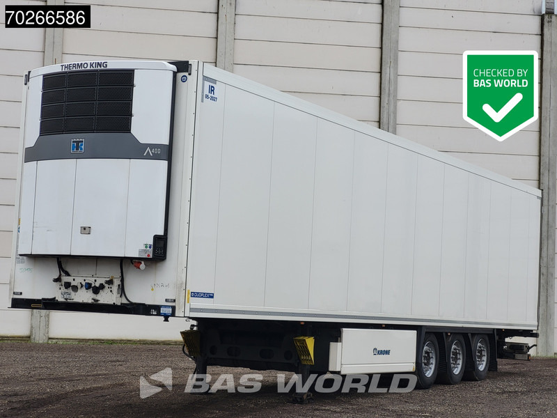 Krone Thermo King A400 ATP Valid - Doppelstock Blumenbreit Liftachse Palettenkasten - Félpótkocsi hűtős: 1 kép. Krone Thermo King A400 ATP Valid - Doppelstock Blumenbreit Liftachse Palettenkasten - Félpótkocsi hűtős: 1 kép.