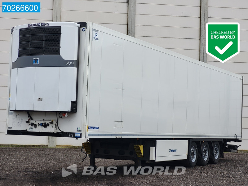 Krone Thermo King A400 Doppelstock Blumenbreit Liftachse Palettenkasten - Félpótkocsi hűtős: 1 kép. Krone Thermo King A400 Doppelstock Blumenbreit Liftachse Palettenkasten - Félpótkocsi hűtős: 1 kép.