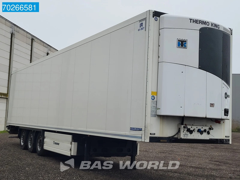 Krone Thermo King SLXi 300 ATP Valid - Blumenbreit Doppelstock Liftachse Palettenkasten - Félpótkocsi hűtős: 2 kép. Krone Thermo King SLXi 300 ATP Valid - Blumenbreit Doppelstock Liftachse Palettenkasten - Félpótkocsi hűtős: 2 kép.