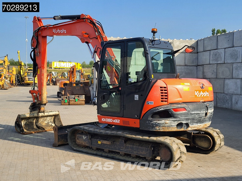 Kubota KX080-4a2 A/C - Minikotró: 3 kép. Kubota KX080-4a2 A/C - Minikotró: 3 kép.