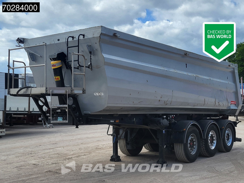 Langendorf NW3 3 axles Steel Tipper Liftachse - Félpótkocsi billenőplatós: 1 kép. Langendorf NW3 3 axles Steel Tipper Liftachse - Félpótkocsi billenőplatós: 1 kép.