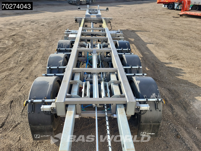 Félpótkocsi cserefelépítményes Lecitrailer SR3EC 3 axles UNUSED Liftachse Multi'45: 11 kép.