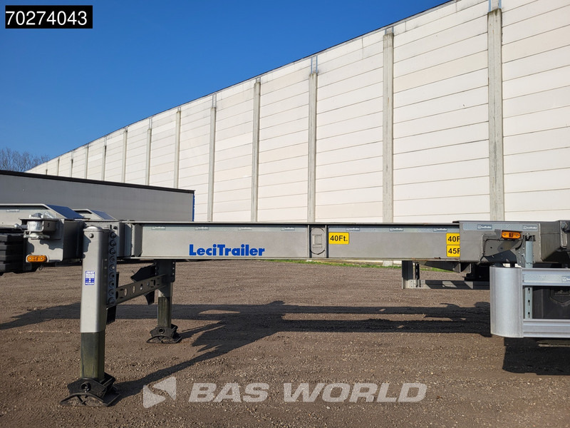 Félpótkocsi cserefelépítményes Lecitrailer SR3EC 3 axles UNUSED Liftachse Multi'45: 10 kép.