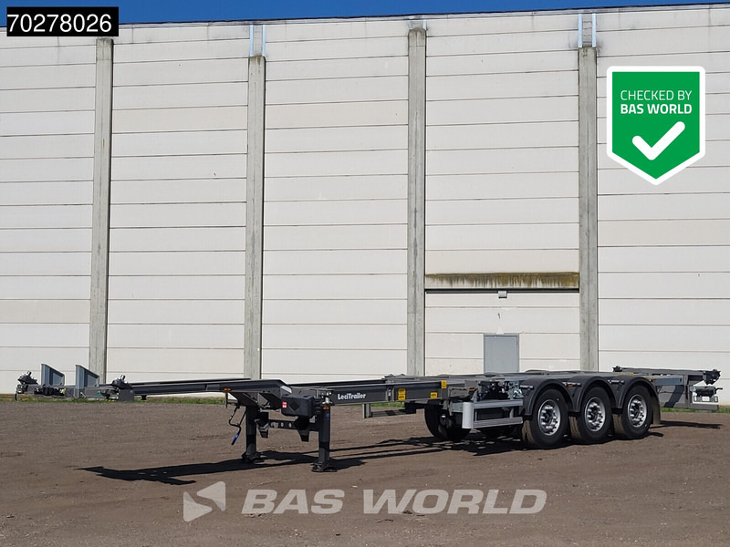 Lecitrailer SR3EC 3 axles UNUSED Liftachse Multi'45 - Félpótkocsi cserefelépítményes: 1 kép. Lecitrailer SR3EC 3 axles UNUSED Liftachse Multi'45 - Félpótkocsi cserefelépítményes: 1 kép.