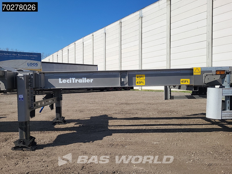 Lecitrailer SR3EC 3 axles UNUSED Liftachse Multi'45 - Félpótkocsi cserefelépítményes: 5 kép. Lecitrailer SR3EC 3 axles UNUSED Liftachse Multi'45 - Félpótkocsi cserefelépítményes: 5 kép.