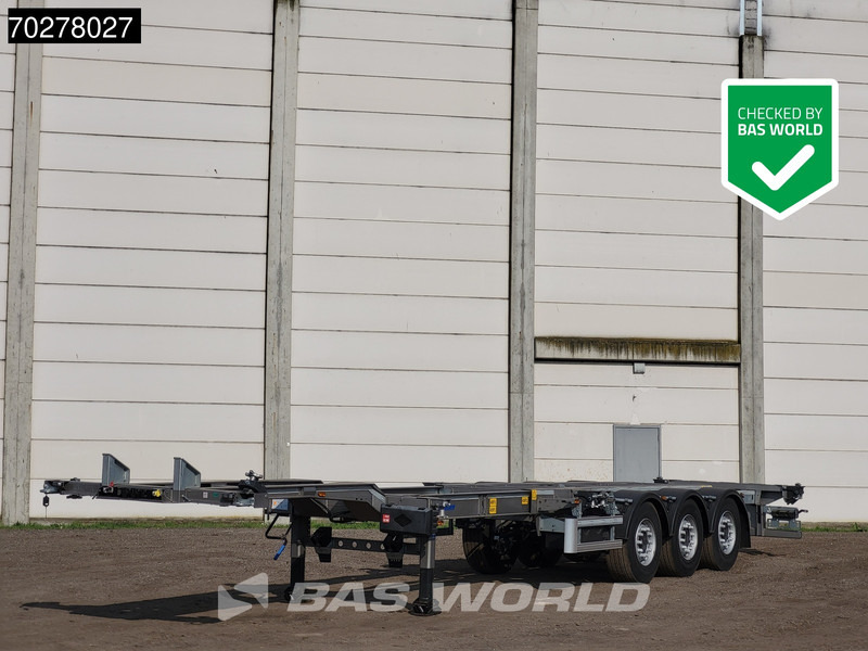 Lecitrailer SR3EC 3 axles UNUSED Liftachse Multi'45 - Félpótkocsi cserefelépítményes: 1 kép. Lecitrailer SR3EC 3 axles UNUSED Liftachse Multi'45 - Félpótkocsi cserefelépítményes: 1 kép.