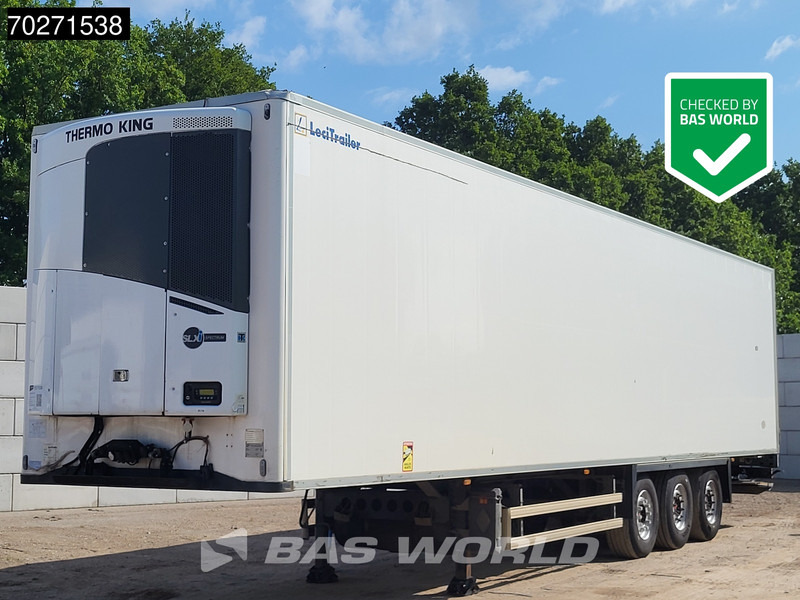 Lecitrailer Thermo King SLXi Spectrum Tailgate Bi-Temp Liftachse - Félpótkocsi hűtős: 1 kép. Lecitrailer Thermo King SLXi Spectrum Tailgate Bi-Temp Liftachse - Félpótkocsi hűtős: 1 kép.