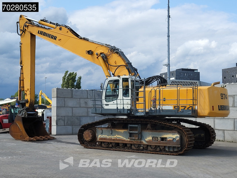 Liebherr R974 C SHD LRE - LONG REACH - Lánctalpas kotró: 2 kép. Liebherr R974 C SHD LRE - LONG REACH - Lánctalpas kotró: 2 kép.