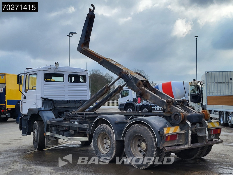 MAN 26.343 DFC 6X4 Steelsuspension Manual Euro 2 - Horgos rakodó teherautó: 2 kép. MAN 26.343 DFC 6X4 Steelsuspension Manual Euro 2 - Horgos rakodó teherautó: 2 kép.