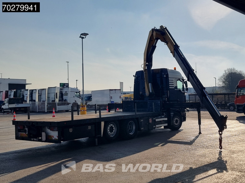 MAN TGA 26.430 6X2 Palfinger PK32080 Kran Crane Manual Liftachse Euro 4 - Platós teherautó, Darus autó: 5 kép. MAN TGA 26.430 6X2 Palfinger PK32080 Kran Crane Manual Liftachse Euro 4 - Platós teherautó, Darus autó: 5 kép.