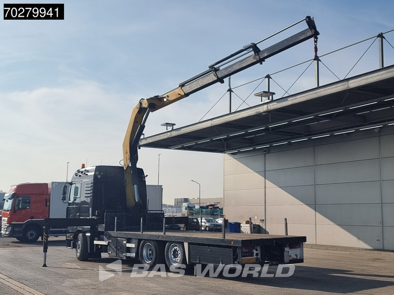 MAN TGA 26.430 6X2 Palfinger PK32080 Kran Crane Manual Liftachse Euro 4 - Platós teherautó, Darus autó: 2 kép. MAN TGA 26.430 6X2 Palfinger PK32080 Kran Crane Manual Liftachse Euro 4 - Platós teherautó, Darus autó: 2 kép.