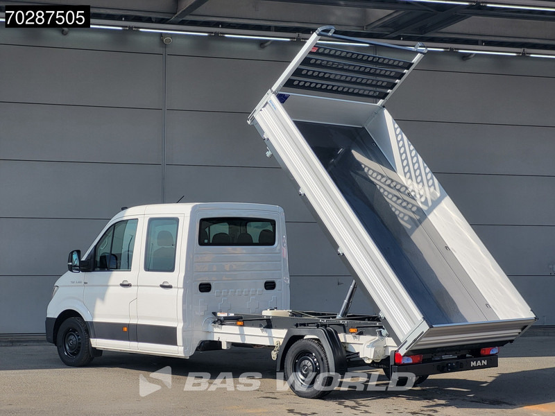 MAN TGE 3.180 Driezijdige Kipper Automaat Dubbel Cabine 2025 Facelift 180PK Trekhaak LED Navi ACC Airco Cruise Euro6 Kipper Tippe Benne Kieper - Billenőplatós kisteherautó: 3 kép. MAN TGE 3.180 Driezijdige Kipper Automaat Dubbel Cabine 2025 Facelift 180PK Trekhaak LED Navi ACC Airco Cruise Euro6 Kipper Tippe Benne Kieper - Billenőplatós kisteherautó: 3 kép.